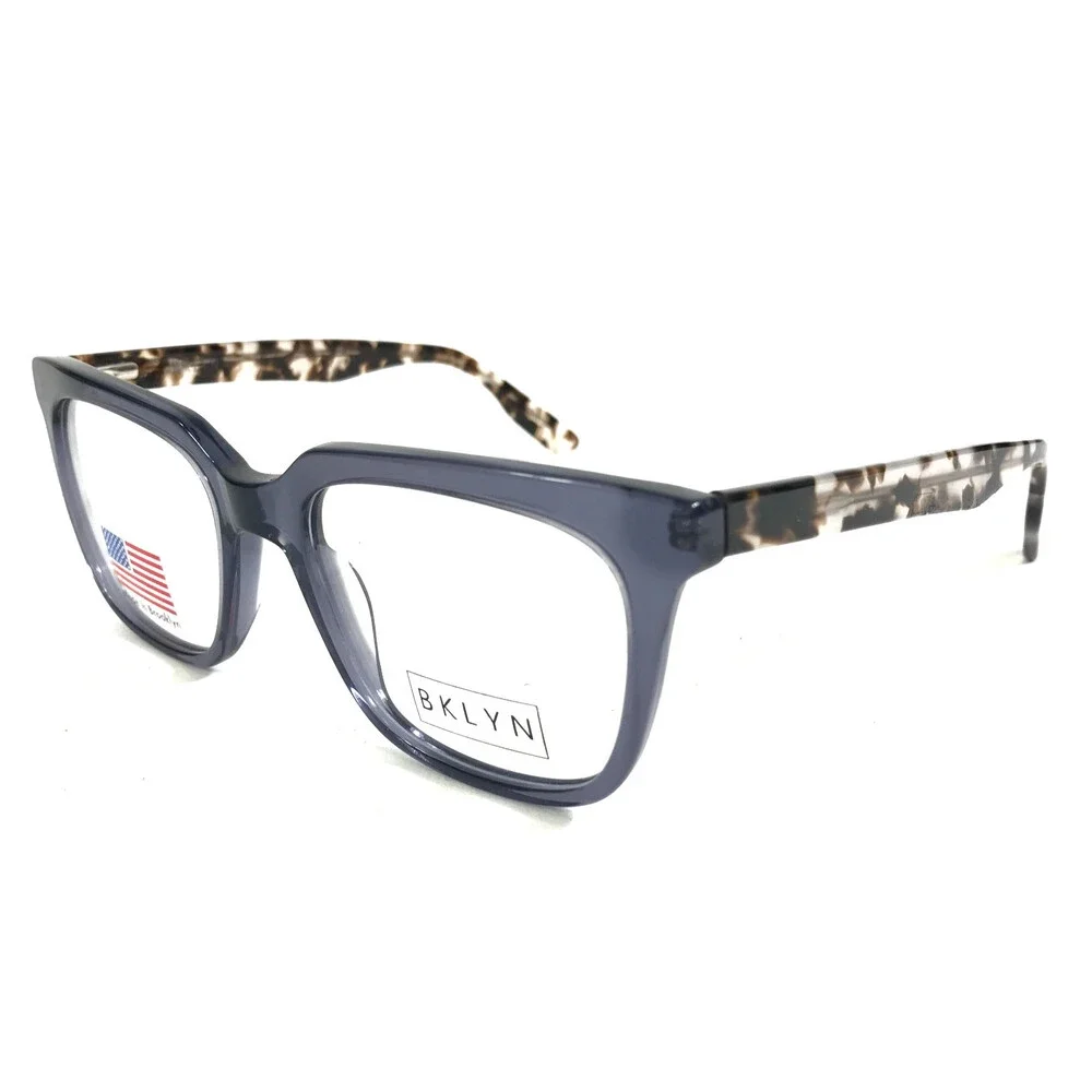 BKLYN Eyeglasses Frames WEST END CRYBL Crystal Blue Tortoise Full Rim 53-20-145